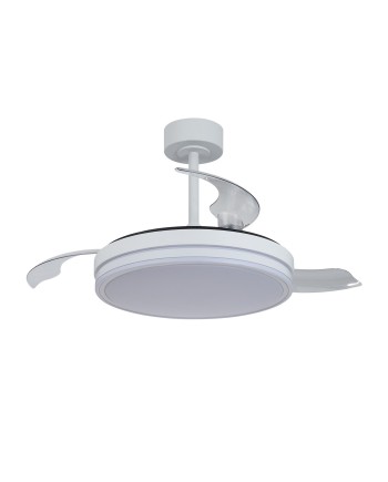 LUNA  S * VENTILADOR PEQUEÑO LED - BLANCO